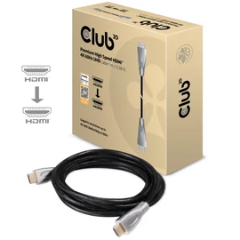 Club3D Premium High Speed HDMI 2.0 4K60Hz UHD Cable 1 m Black kábel
