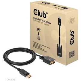 Club3D DisplayPort to VGA Cable 2m Black kábel