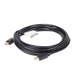Club3D Mini DisplayPort 1.2 HBR2 cable 2m Black kábel