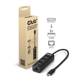 Club3D USB Gen2 Type-C PD Charging Hub to 2x Type-C 10G ports and 2x USB Type-A 10G ports usb hub