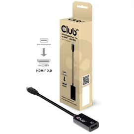 Club3D Mini DisplayPort 1.4 to HDMI 2.0b adapter speciális átalakító