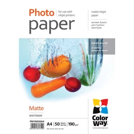 ColorWay PM190050A4 190g A4 50db Matt Fotópapír