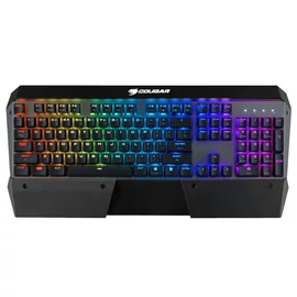 Cougar Attack X3 RGB Speedy Cherry MX Silver Mechanical Gaming Keyboard Black HU billentyűzet