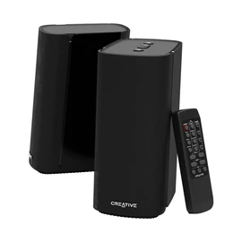 Creative T100 Compact Hi-Fi 2.0 Desktop Speakers for Computers and Laptops Black hangszóró