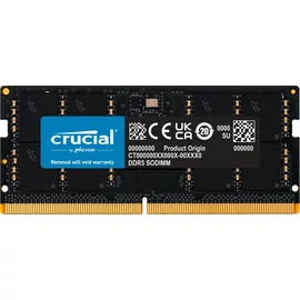 Crucial 32GB DDR5 4800MHz SODIMM notebook memória
