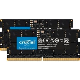 Crucial 32GB DDR5 5600MHz Kit(2x16GB) SODIMM notebook memória