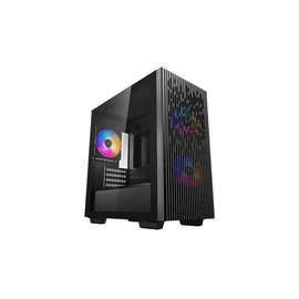 DeepCool Martexx  40 3FS Tempered Glass Black gépház