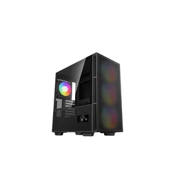 DeepCool CH560 DIGITAL Tempered Glass Black gépház