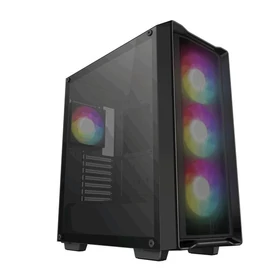 DeepCool CC560 MESH V2 Tempered Glass Black gépház
