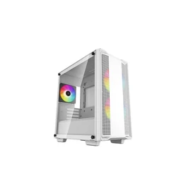 DeepCool CC360 WH ARGB Tempered Glass White gépház