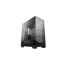 DeepCool CG580 4F Tempered Glass Black gépház