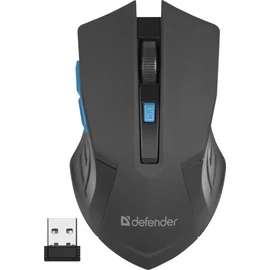 Defender RF Accura MM-275 Wireless Mouse Black/Blue egér