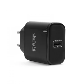 Delight USB Type-C Adapter Black töltő
