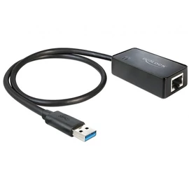 DeLock Adapter USB 3.0 > Gigabit LAN 10/100/1000 Mb/s hálókártya