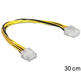 DeLock Extension Cable Power 8 pin EPS male > female 0,3m kábel