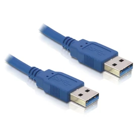DeLock Cable USB 3.0 Type-A male > USB 3.0 Type-A male 2m Blue kábel