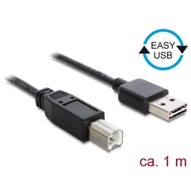 DeLock Cable EASY-USB 2.0 Type-A male > USB 2.0 Type-B male kábel