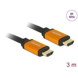 DeLock High Speed HDMI Cable 48 Gbps 8K 60Hz 3m Black kábel