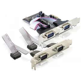 DeLock PCI Express Card > 4x Serial bővítőkártya
