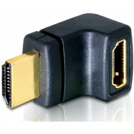 DeLock Adapter HDMI male > HDMI female 90° up speciális átalakító
