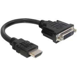 DeLock HDMI male > DVI-I (Dual Link) (24+1) female 20cm Adapter speciális átalakító