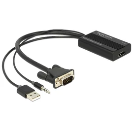 DeLock VGA to HDMI Adapter with Audio speciális átalakító