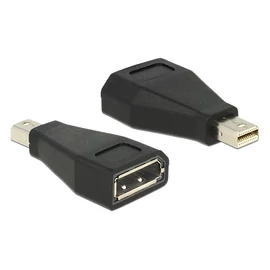 DeLock Adapter mini Displayport 1.2 male > Displayport female Black speciális átalakító
