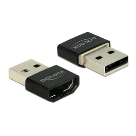 DeLock Adapter HDMI-A female > USB Type-A male Black speciális átalakító