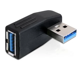 DeLock Adapter USB 3.0 male-female angled 90° horizontal speciális átalakító