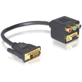 DeLock Adapter DVI 29 male to VGA + 3x RCA female speciális átalakító