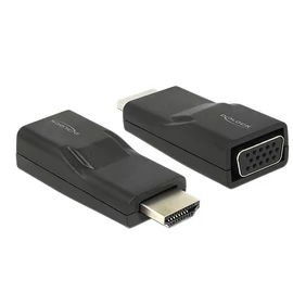 DeLock Adapter HDMI male > VGA female Black speciális átalakító