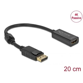 DeLock Adapter DisplayPort 1.2 male to HDMI female 4K Passive Black speciális átalakító