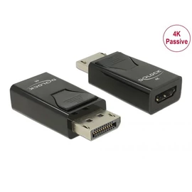 DeLock Adapter DisplayPort 1.2 male to HDMI female 4K Passive Black speciális átalakító