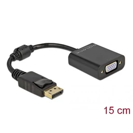 DeLock DisplayPort 1.2 male to VGA female Adapter Black speciális átalakító