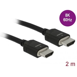 DeLock Ultra High Speed HDMI 48Gbps 8K 60Hz 2m cable Black kábel