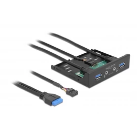 DeLock 3.5 USB 3.2 Gen 1 első panel 2 x USB A-típusú + HD-Audio bővítőkártya