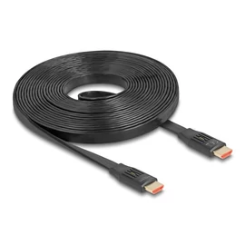 DeLock High Speed HDMI Flat Ribbon Cable 48Gbps 8K 60Hz 5m Black kábel