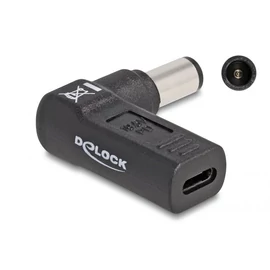 DeLock Adapter for Laptop Charging Cable USB Type-C female to HP 7.4 x 5.0 mm male 90° angled speciális átalakító