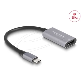 DeLock Adapter USB Type-C™ male to HDMI female 4K Black speciális átalakító