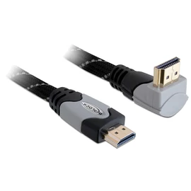 DeLock High Speed HDMI-kábel típusú Ethernet – HDMI A dugós > HDMI A dugós derékszögű 5m