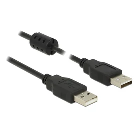 DeLock Cable USB 2.0 Type-A male > USB 2.0 Type-A male 3m Black kábel