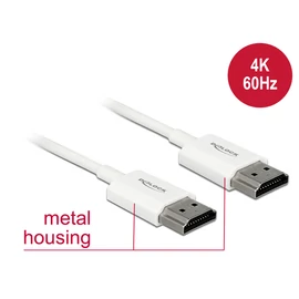 DeLock Cable High Speed HDMI with Ethernet - HDMI-A male > HDMI-A male 3D 4K 4,5m Active Slim High Quality kábel