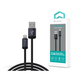 Devia ST108035 Gracious v2 12W USB/Lightning cable 1m Black kábel