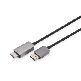Digitus DB-340305-018-S 8K DisplayPort Adapter Cable DP to HDMI Type A 1,8m Black kábel