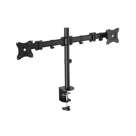 EQuip 13"-27" Articulating Dual Monitor Desk Mount Bracket
