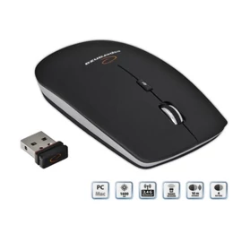 Esperanza Saturn Wireless 4D optical Mouse Black egér