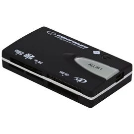 Esperanza EA129 All-In-One USB Card Reader Black kártyaolvasó