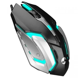 Everest SM-G72 RGB Gaming Optical Mouse Black/Silver egér