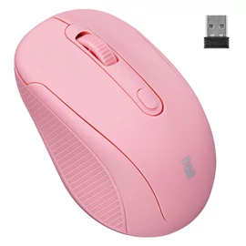 Everest SM-300 Optical Wireless Mouse Pink egér