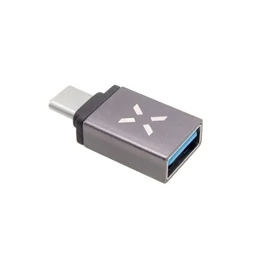 FIXED USB-C - USB-A átalakító, aluminum, szürke speciális átalakító